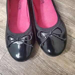 Girls Black Slippers
